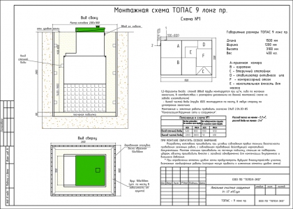 Схема установки