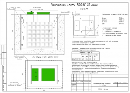 Схема установки